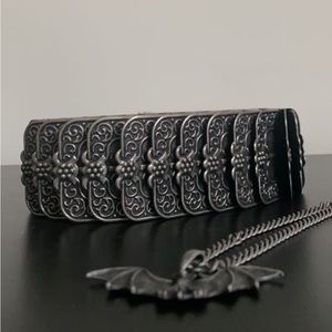 Vintage metal fantasy belt